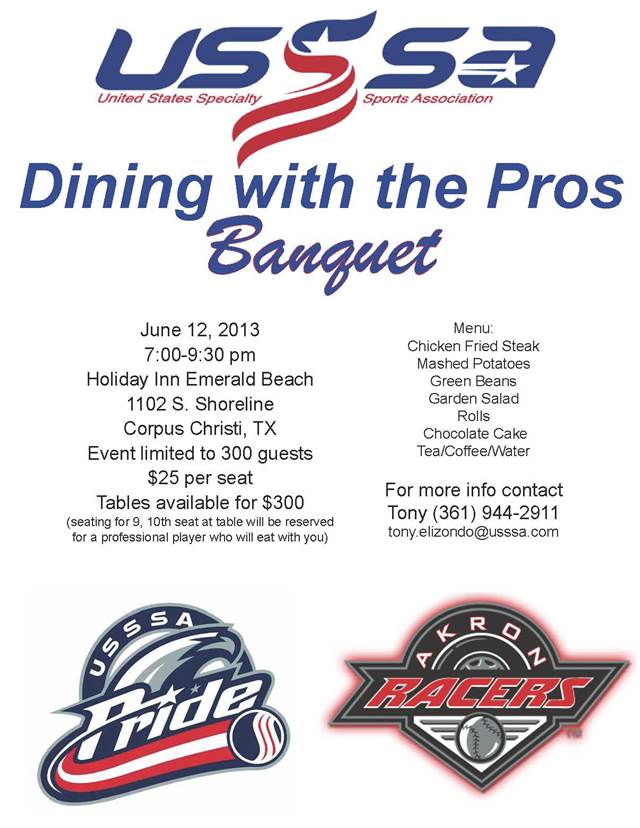 Dinner with the Pros flier1
