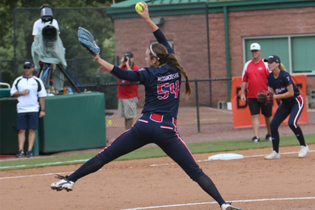 Jolene Henderson Photo by Bill Diehm Courtesy of National Pro Fastpitch